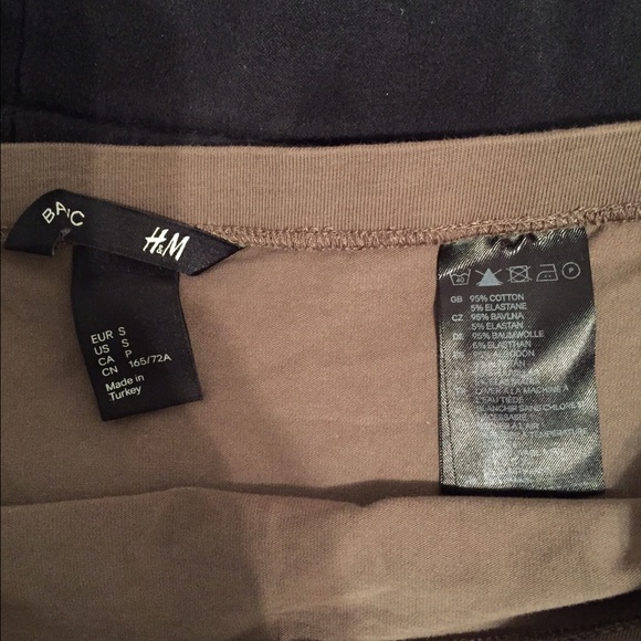 Cotton pencil high waisted mini skirt - Picture 3 of 3